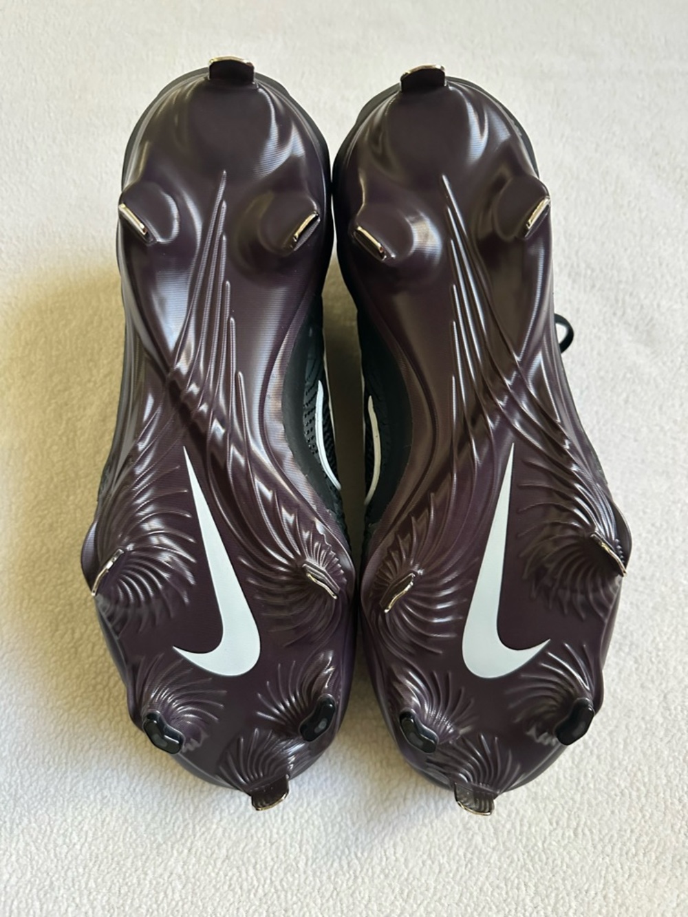 Nike Alpha Huarache NXT Men's Metal Baseball Cleats Black sz 8.5 DJ6517-010 - Picture 5 of 9